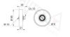 PEUGE 575121 Deflection/Guide Pulley, v-ribbed belt